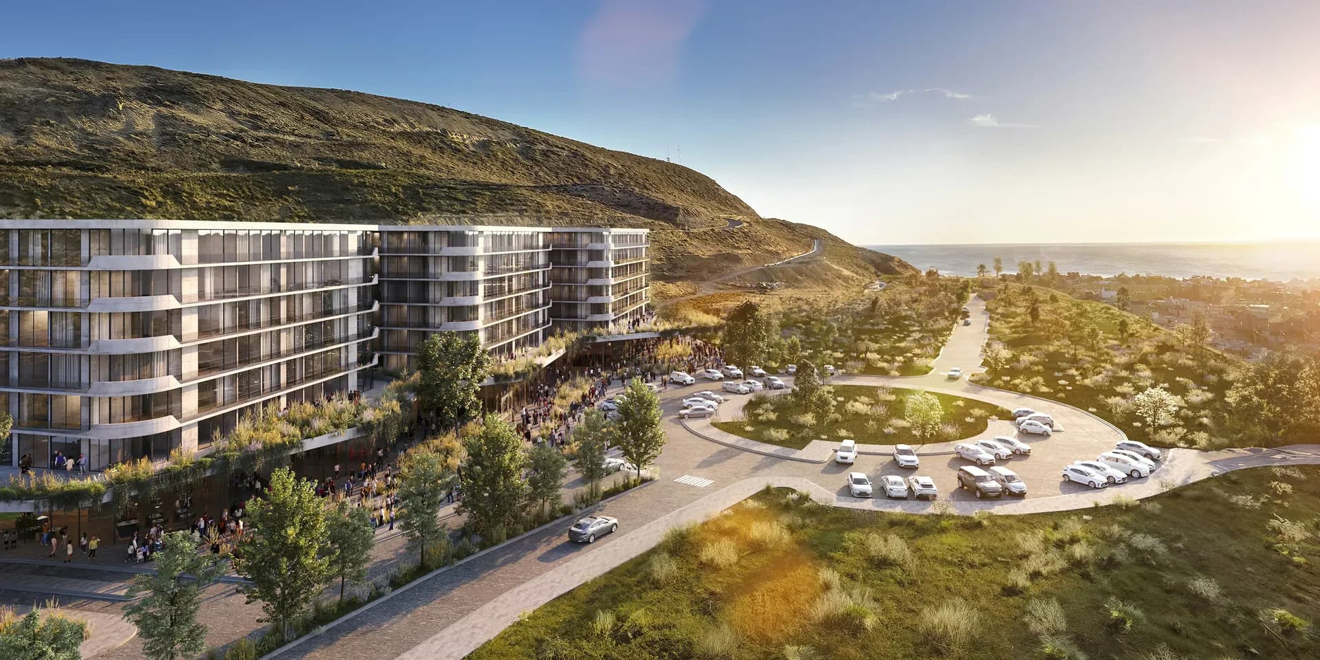 Render del proyecto Miradores del Marqués
